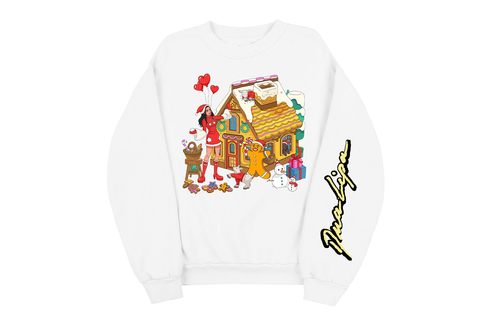 Dua Lipa Holiday 2021 Christmas Merch Collection Sweatshirt