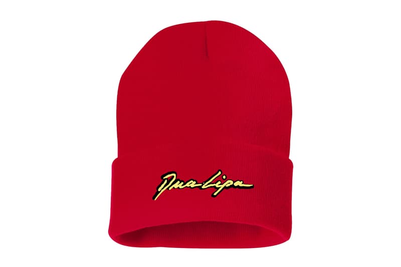 Dua Lipa Holiday 2021 Christmas Merch Collection Beanie