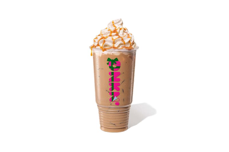 dunkin donut holiday christmas coffee latte drinks beverages