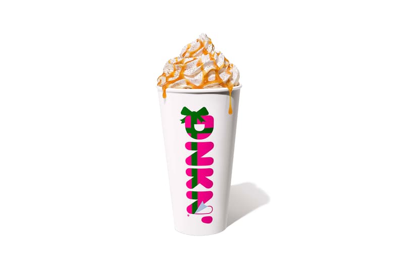 dunkin donut holiday christmas coffee latte drinks beverages