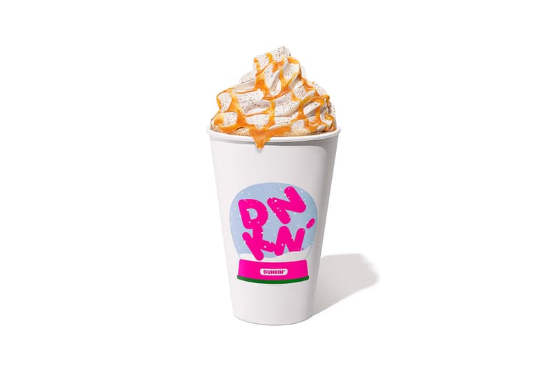 dunkin donut holiday christmas coffee latte drinks beverages