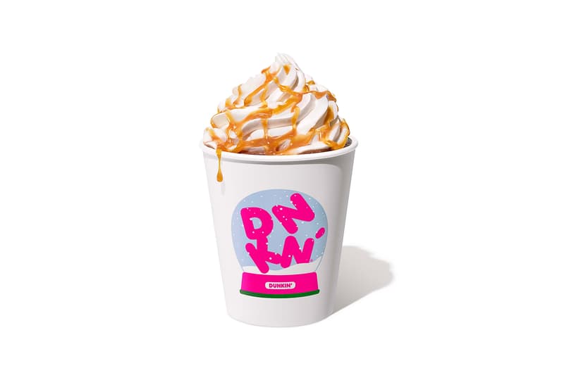 dunkin donut holiday christmas coffee latte drinks beverages