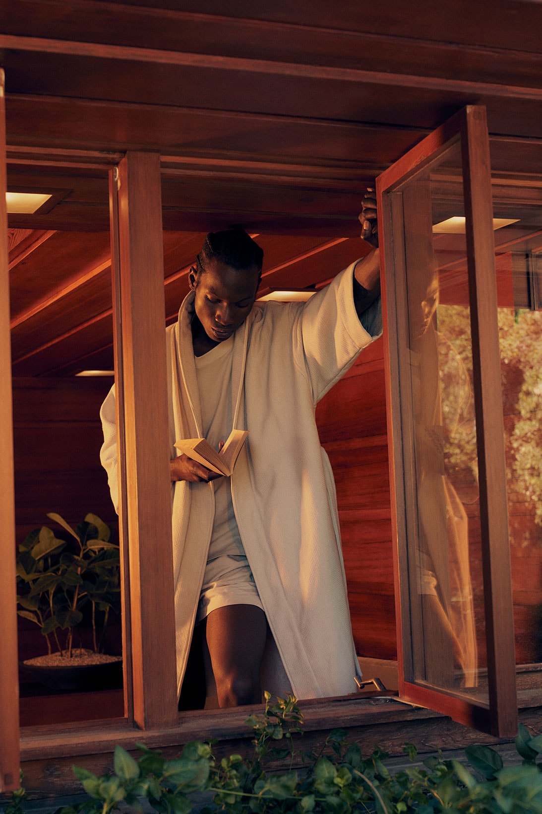 Fear of God FoG Loungewear Collection Campaign Gown Home