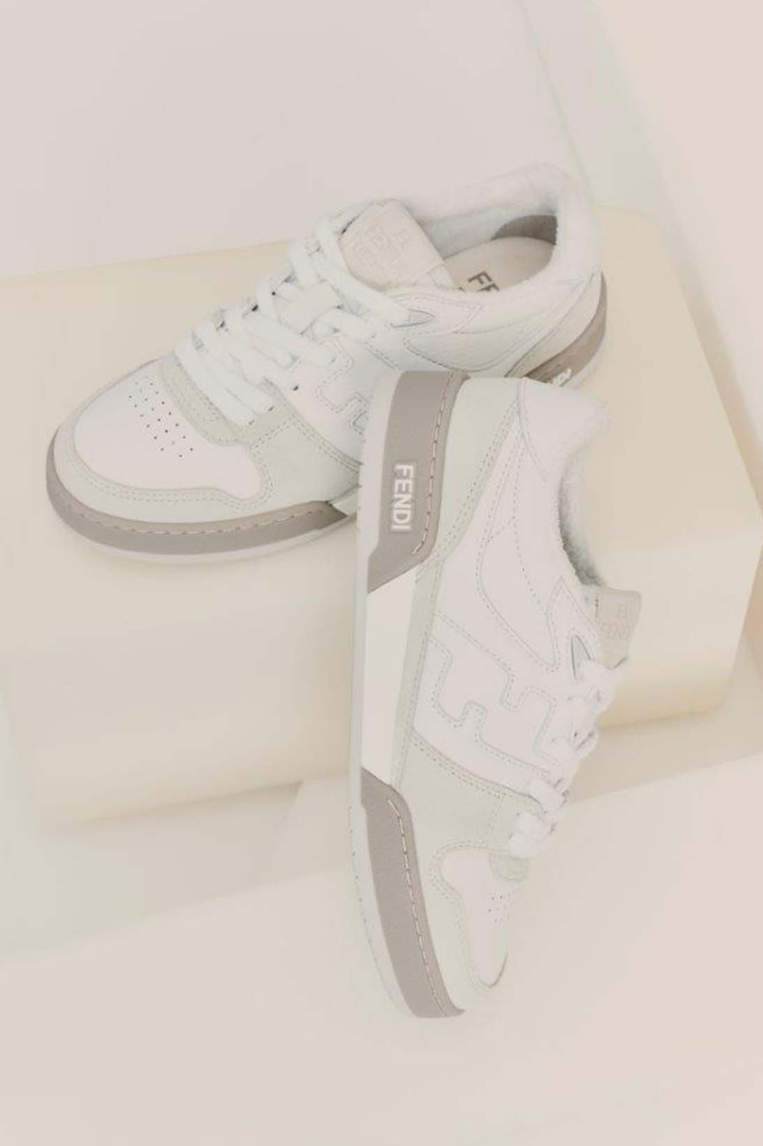 Fendi Match Sneaker Unisex Gray White Price Release Date