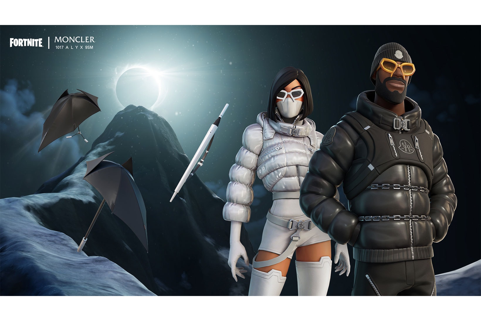 Fortnite 6 MONCLER 1017 ALYX 9SM Collaboration Jackets Puffer