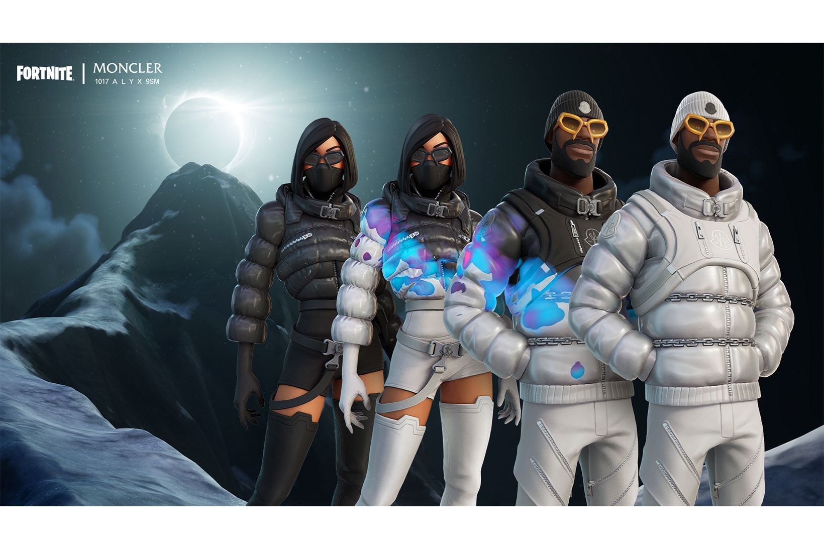 Fortnite 6 MONCLER 1017 ALYX 9SM Collaboration Jackets Outfits Clothing