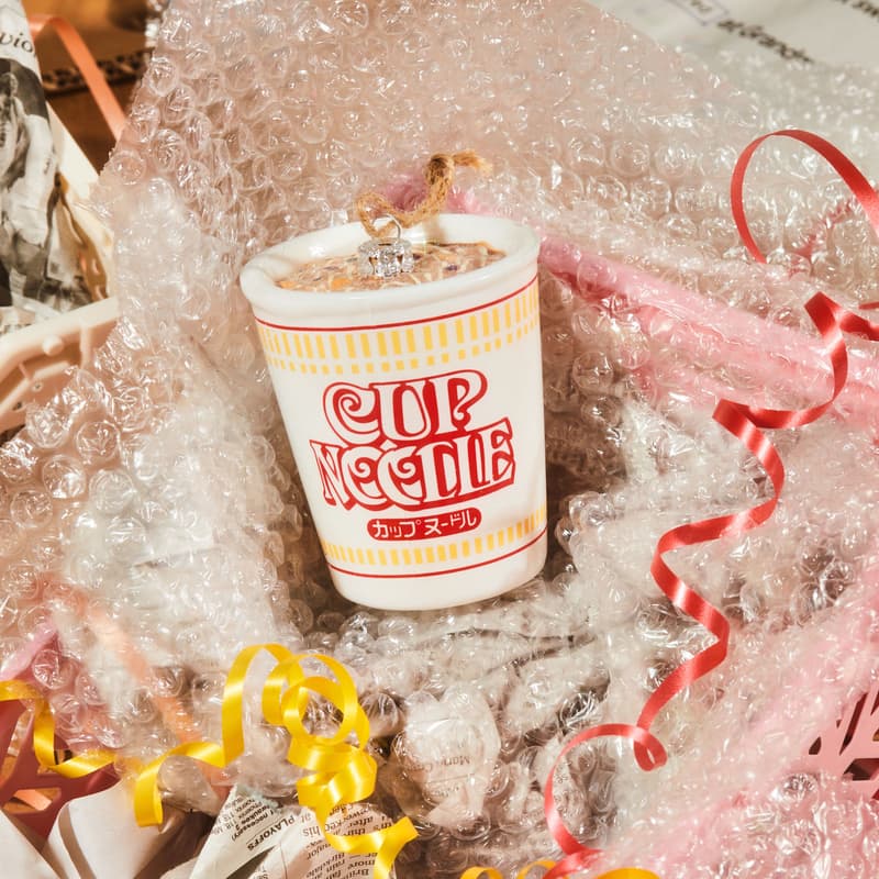 Friends NYC Holiday Christmas Ornaments Nissin Cup Noodle