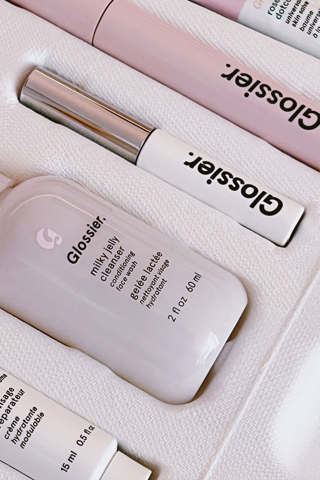 Glossier Holiday Christmas Gift Collection Skincare Essential Edit