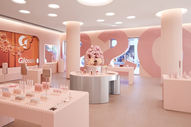 Look Inside Glossier's New Store in Los Angeles