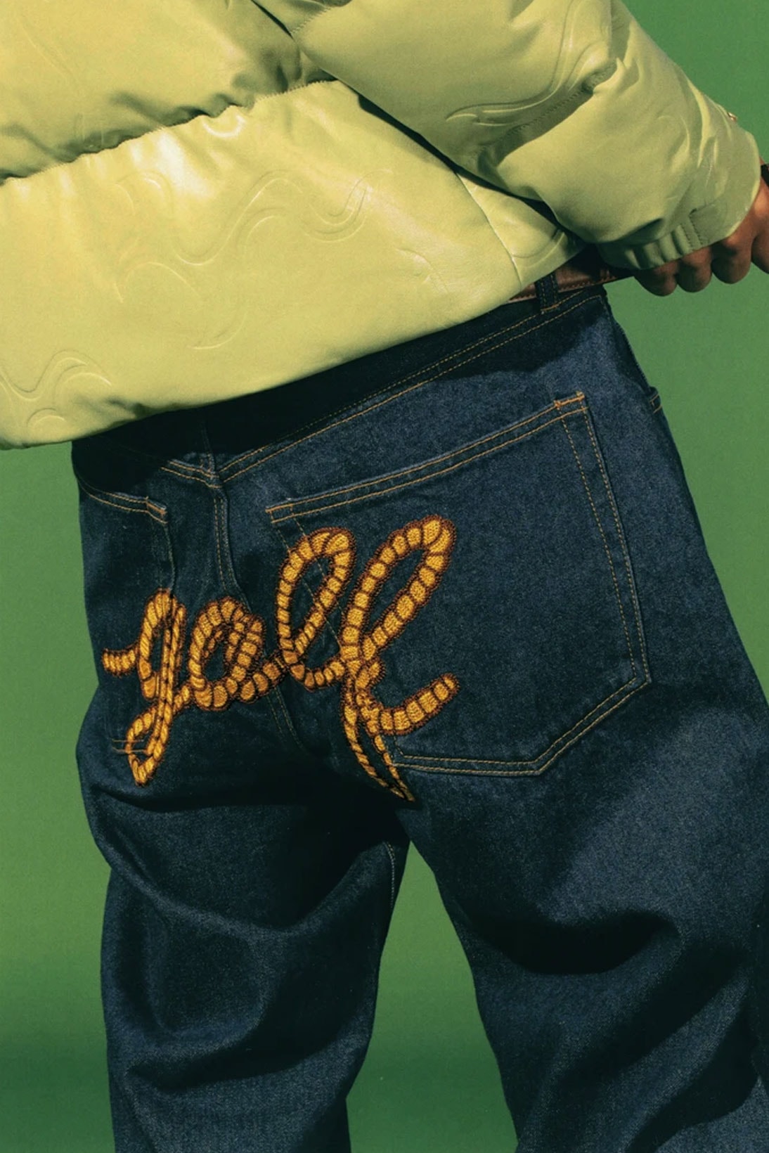 Golf Wang Tyler The Creator Winter Lookbook Collection Puffer Jacket Jeans