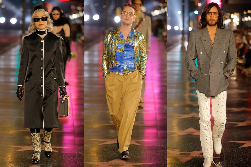 Macaulay Culkin, Jared Leto Walk in Gucci Love Parade Fashion Show