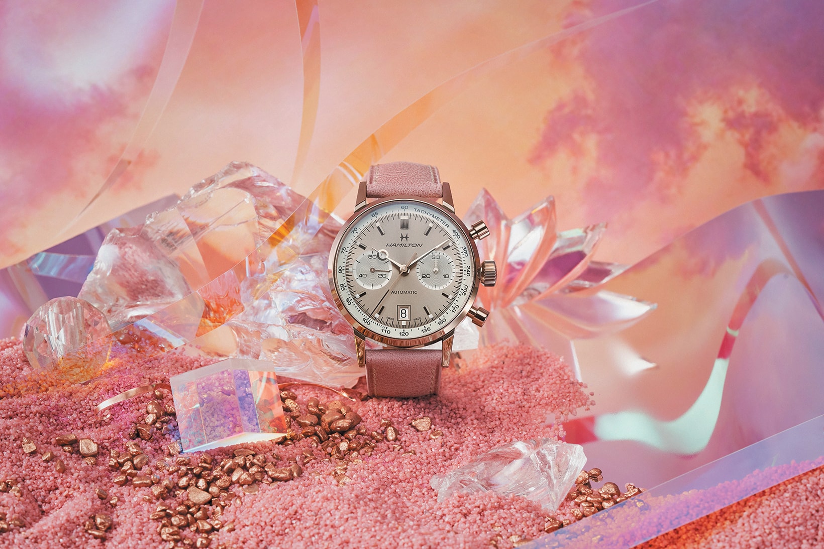 Hamilton Janie Bryant Watches Timepieces Collaboration Collection Pink
