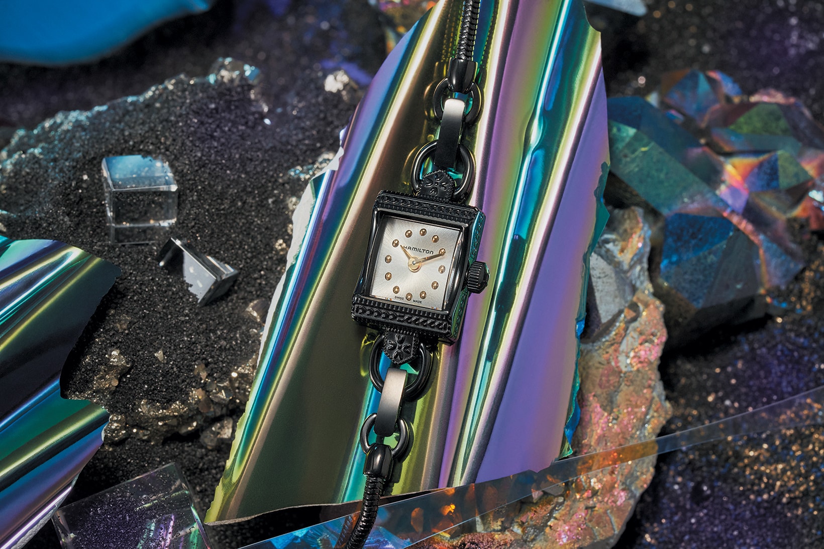 Hamilton Janie Bryant Watches Timepieces Collaboration Collection black