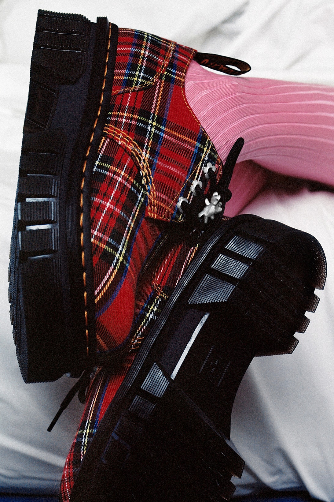 Heaven by Marc Jacobs Dr. Martens Audrick 3iHMJ Tartan Shoe Footwear Collaboration Collection