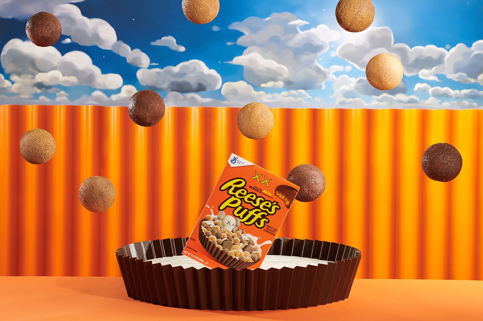 KAWS Reese's Puffs Cereal Collaboration