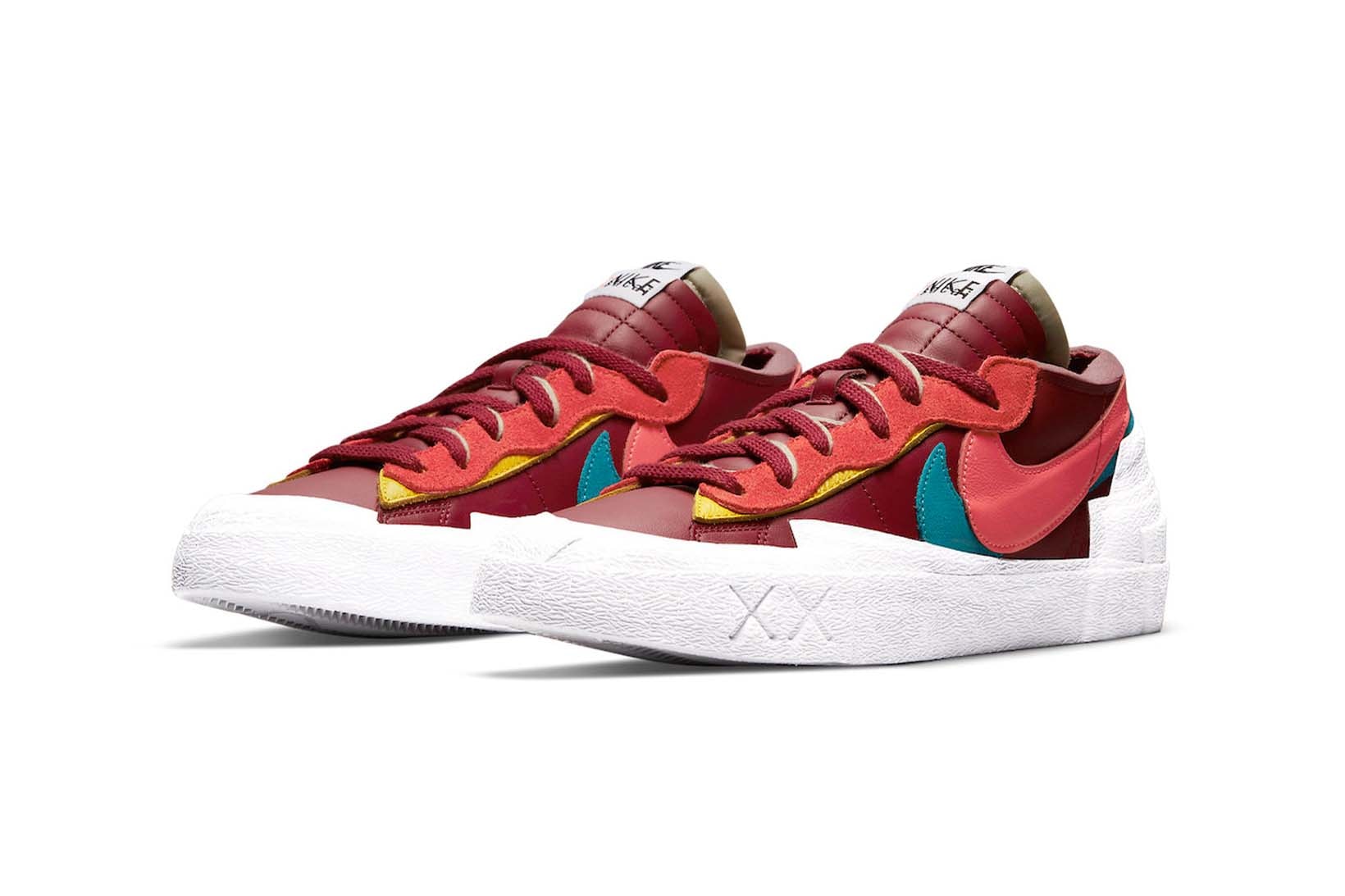 Nike x sacai x KAWS Blazer Low Team Red Price Release Date Collaboration