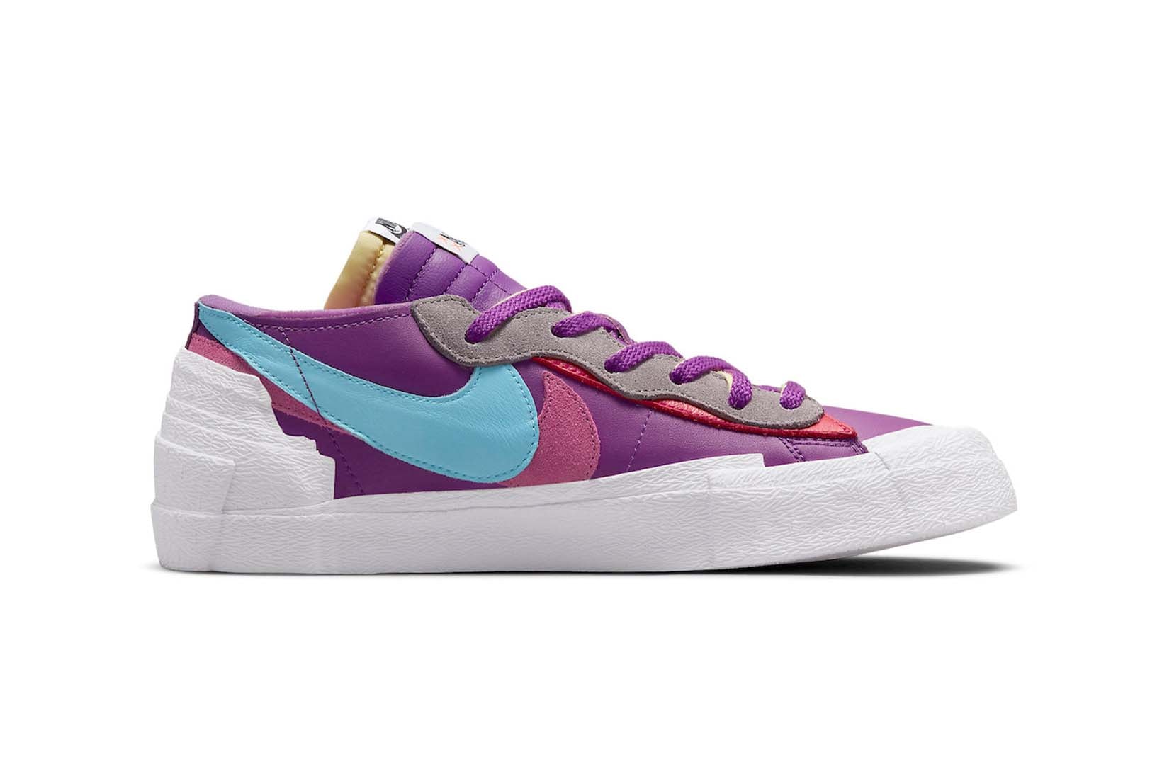 Nike x sacai x KAWS Blazer Low Purple Dusk Price Release Date Collaboration