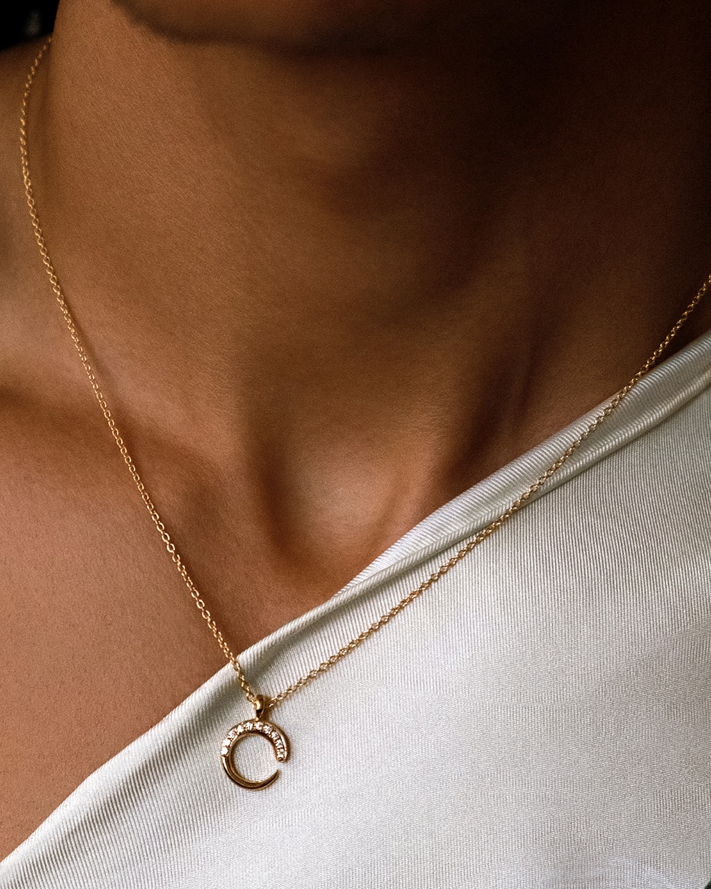 khiry fine collection tiny khartoum 18k gold necklace
