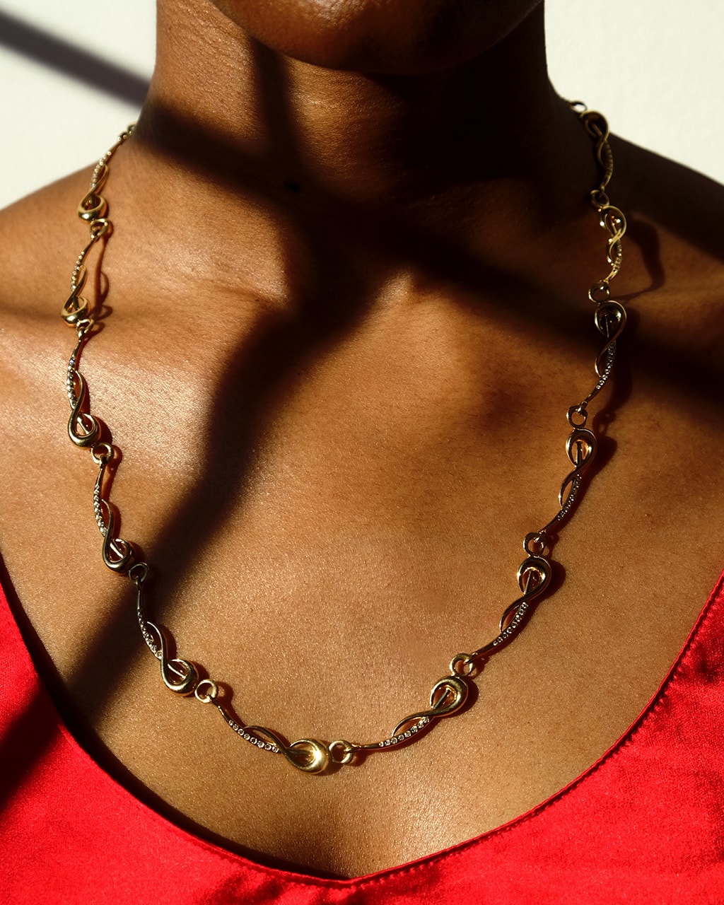khiry fine collection 18k gold touissant chain necklace with diamonds