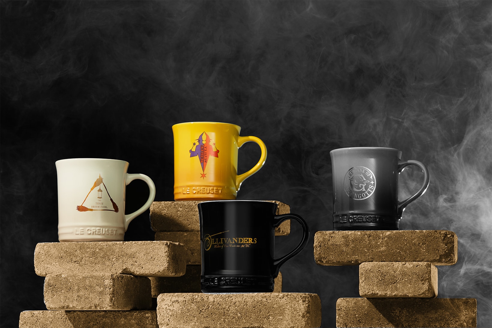Le Creuset Harry Potter Kitchenware Collaboration Collection mugs
