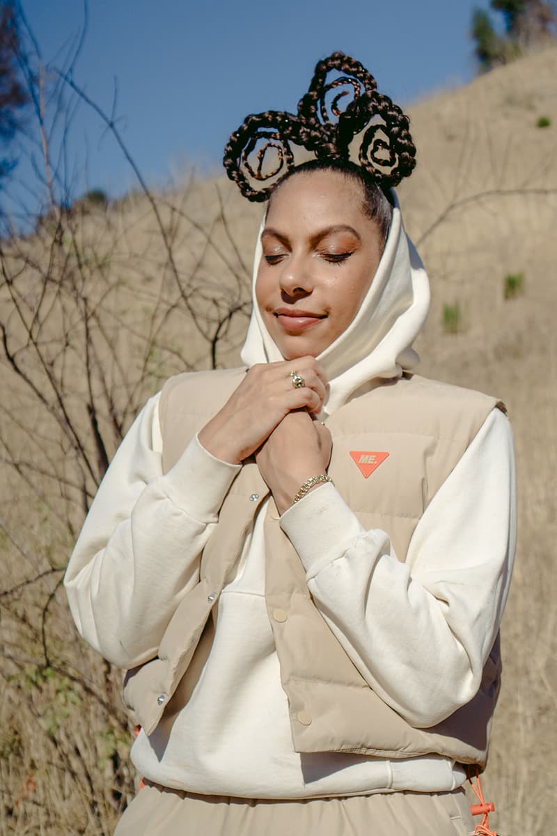 Melody Ehsani Fall Winter 2021 FW21 Lookbook Collection Melina Matsoukas Jacket Hoodie