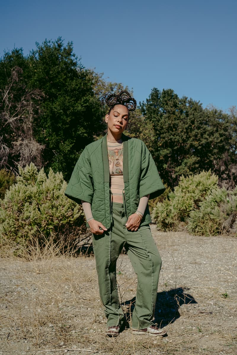 Melody Ehsani Fall Winter 2021 FW21 Lookbook Collection Melina Matsoukas Jacket Pants