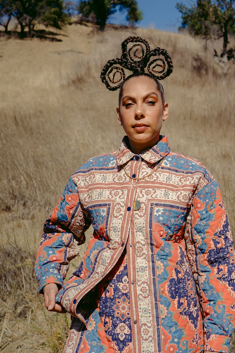 Melody Ehsani Fall Winter 2021 FW21 Lookbook Collection Melina Matsoukas Jacket