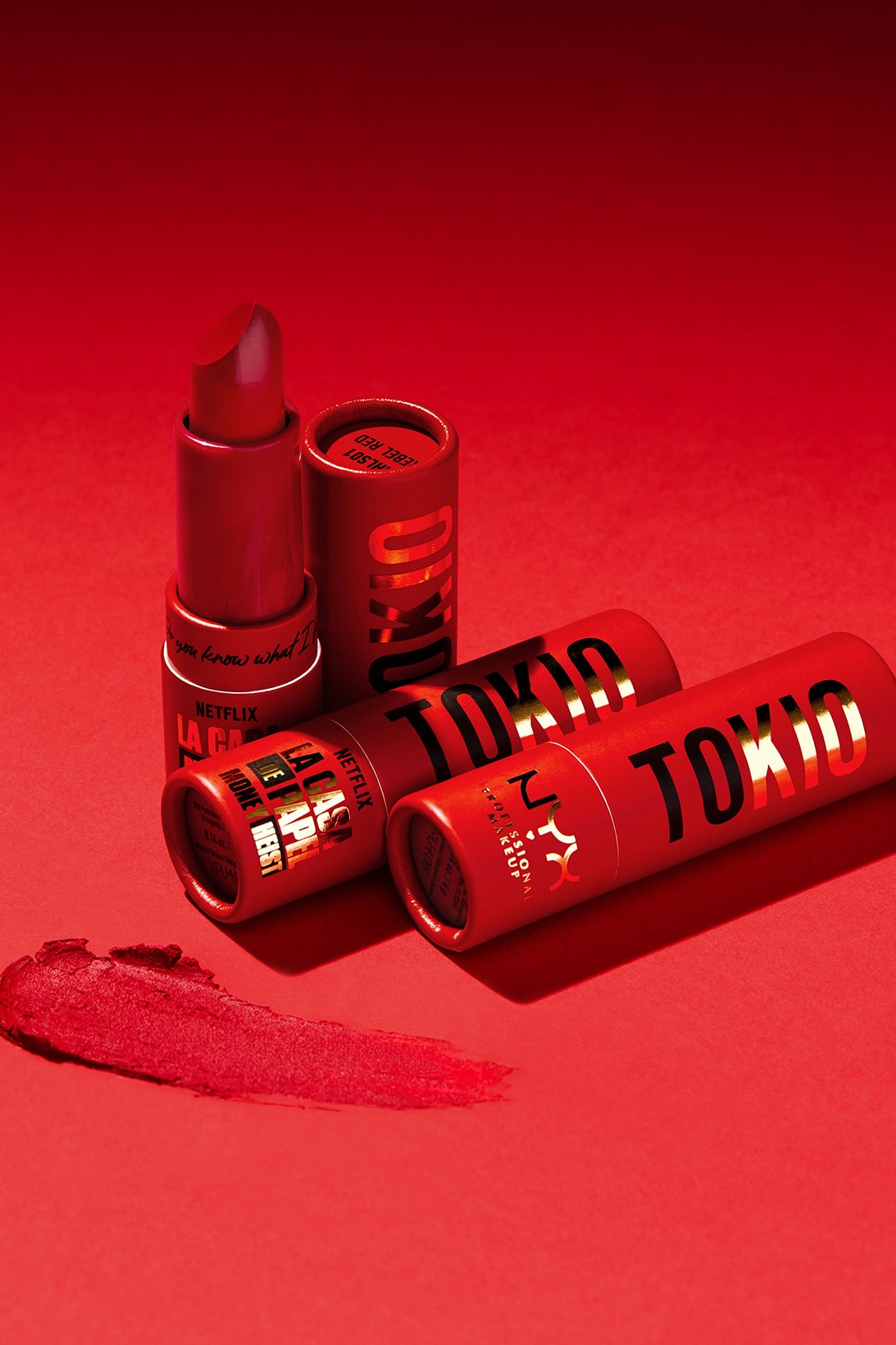 NYX Professional Makeup Money Heist La Casa de Papel Collaboration Collection Lipstick