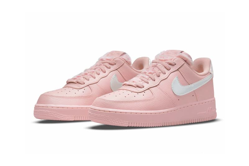 Nike Air Force 1 Low Women Pink Faux Fur Price Release Date