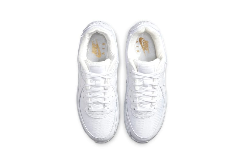 air max 90 white yellow charm