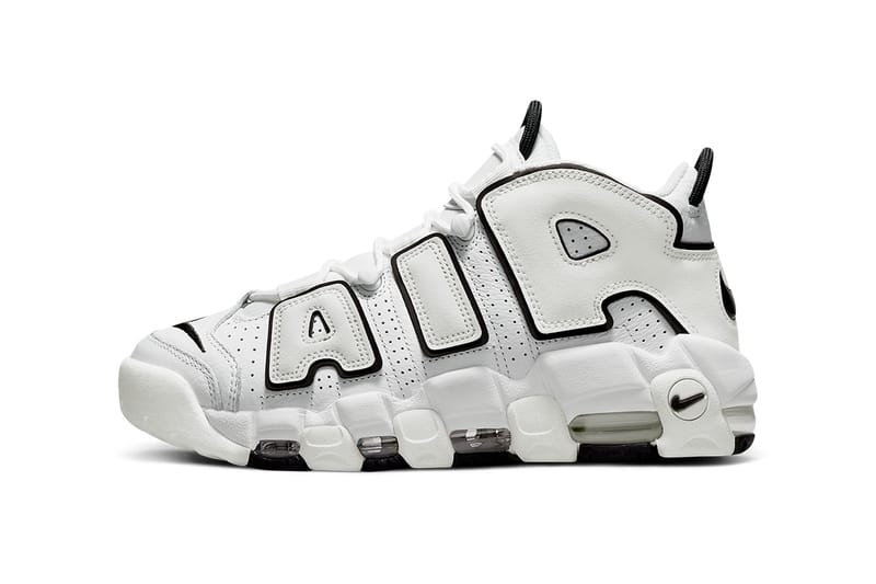 nike uptempo all white release date