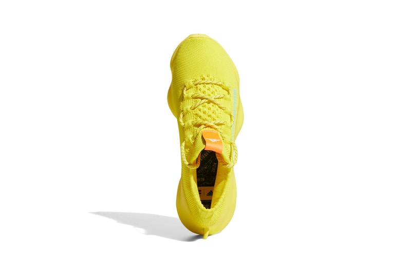 Pharrell Williams adidas Humanrace Sičhona Neon Yellow Collaboration Sneakers Footwear Kicks Top Insole Laces