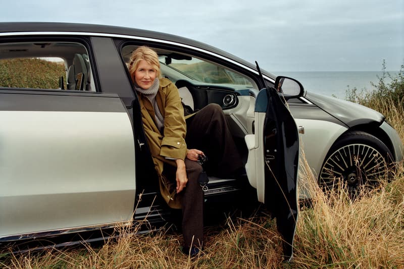 Proenza Schouler Mercedes-Benz Collaboration Campaign Car Laura Dern