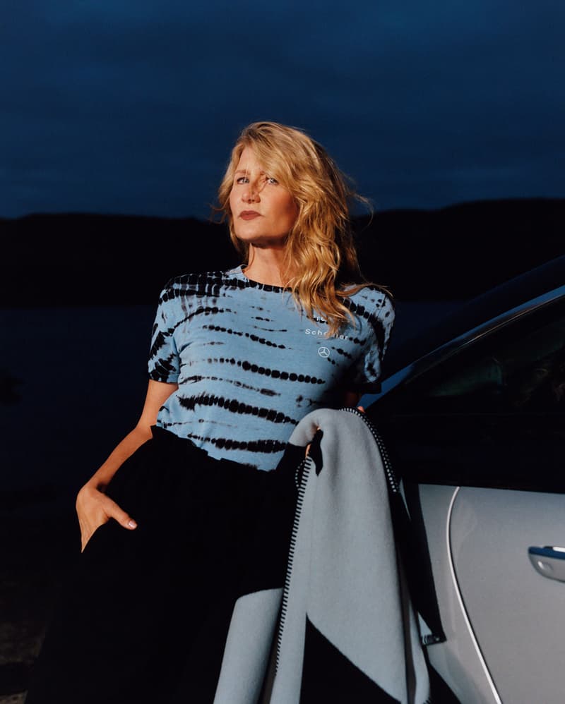 Proenza Schouler Mercedes-Benz Collaboration Campaign Laura Dern Tie Dye Tee