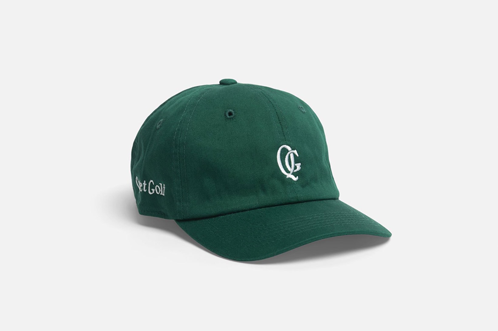 Quiet Golf Logo Cap Hat Green