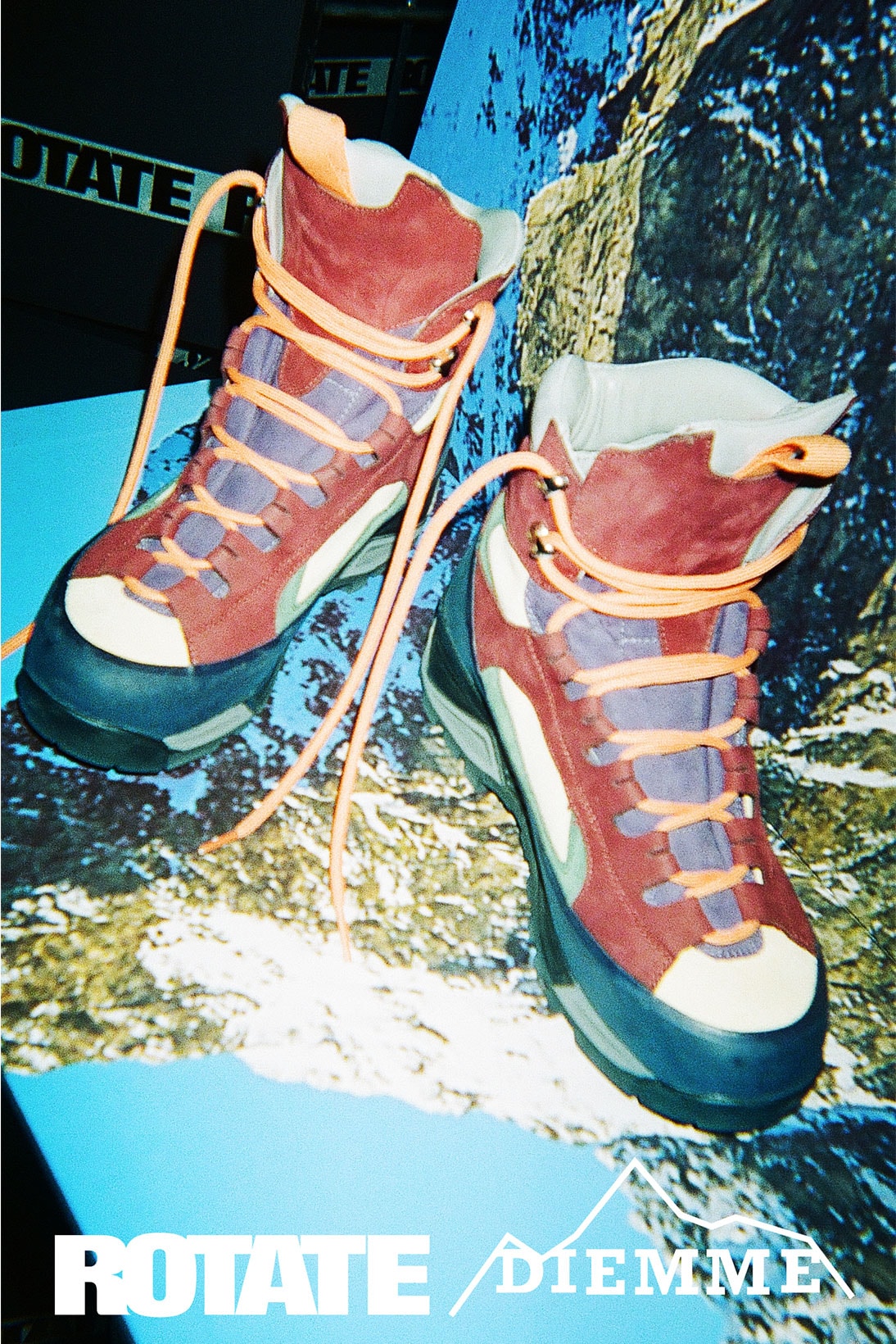 Rotate Sunday Diemme Hiking Boots Collaboration Closeup Details
