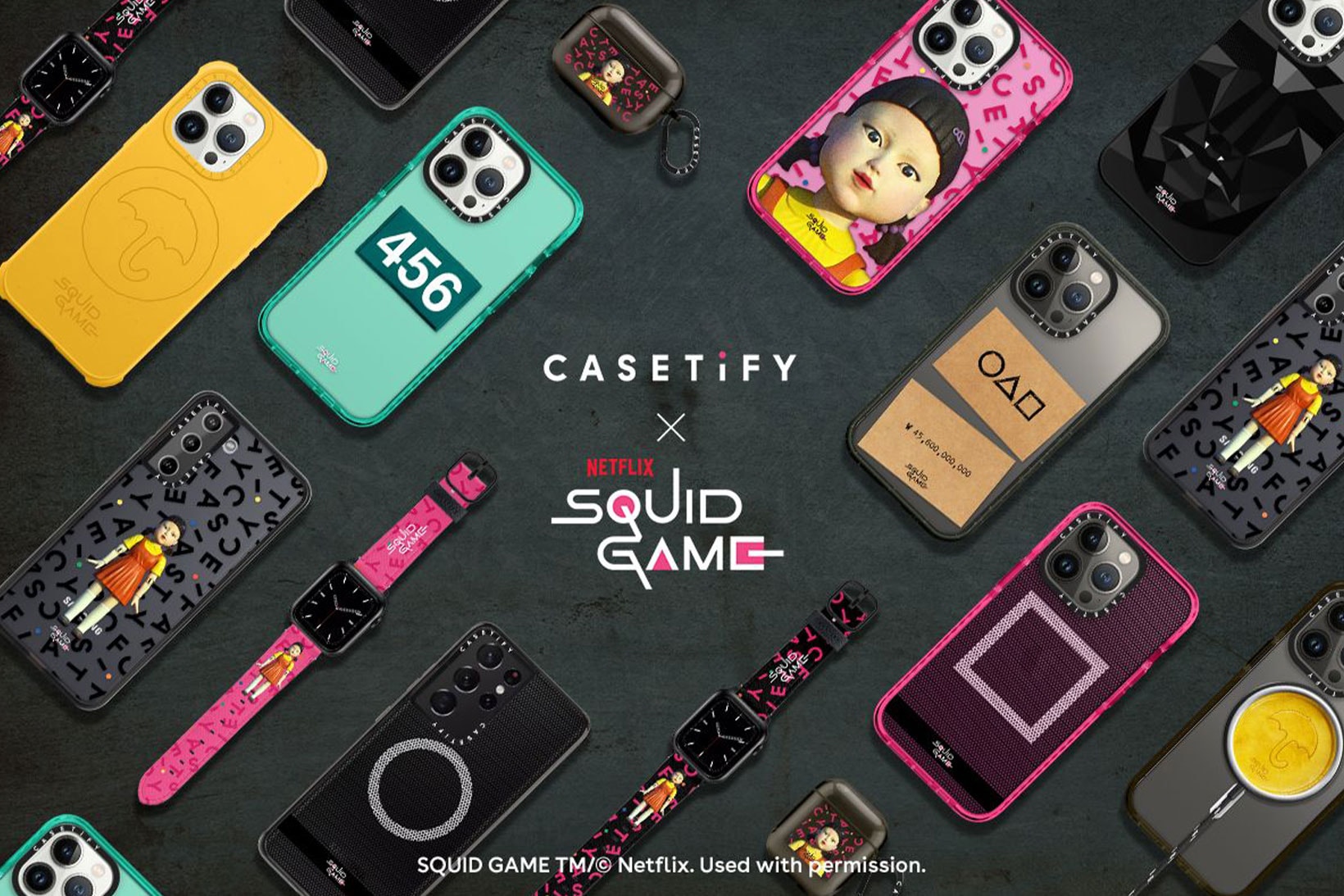 Netflix Squid Game Casetify Collection Collaboration