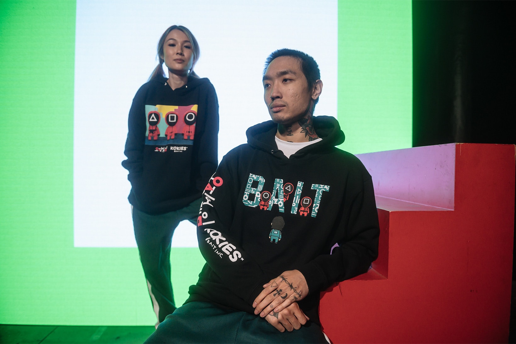 BAIT KOKIES Netflix Squid Game Apparel Toys Collection Collaboration Hoodie