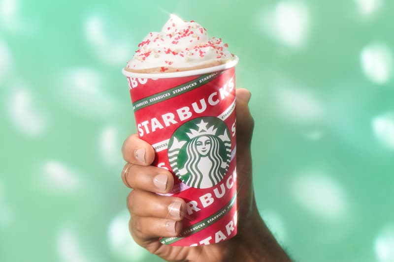 Starbucks New Holiday Drinks Peppermint Mocha Iced Sugar Cookie Almondmilk Latte