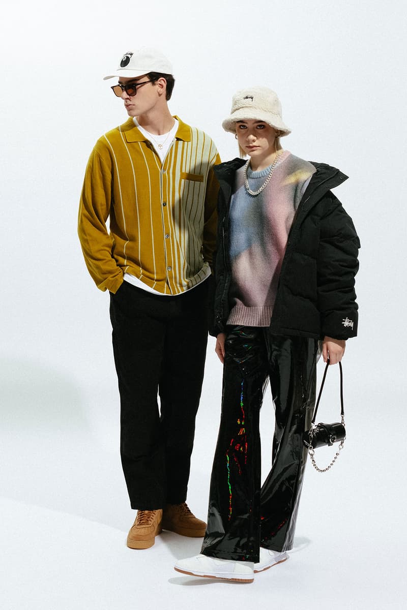 Stussy Fall Winter 2021 Collection Puffer Jacket MOtion Sweater Knit Pants