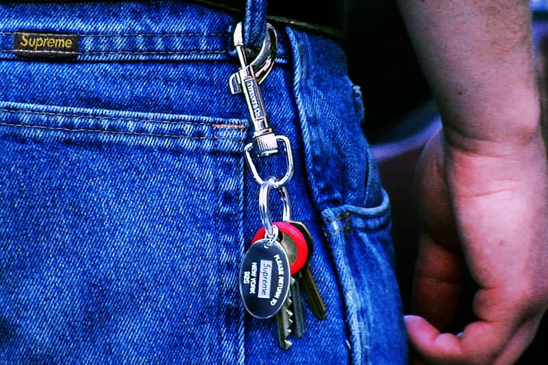 Supreme Tiffany & Co. Jewelry Collaboration Keyring Jeans