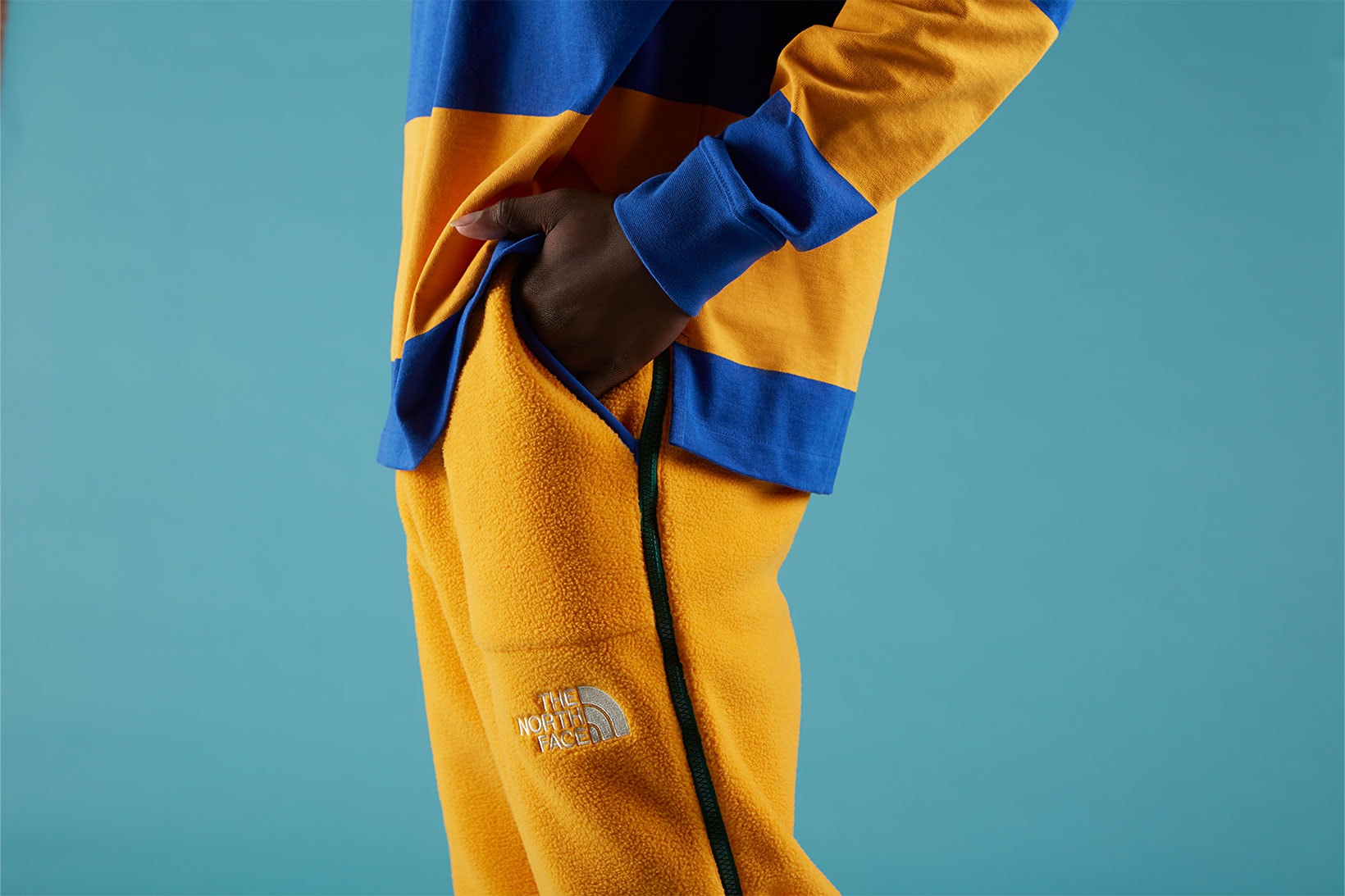 The North Face Color Block Capsule Fleece Sweatpants Logo