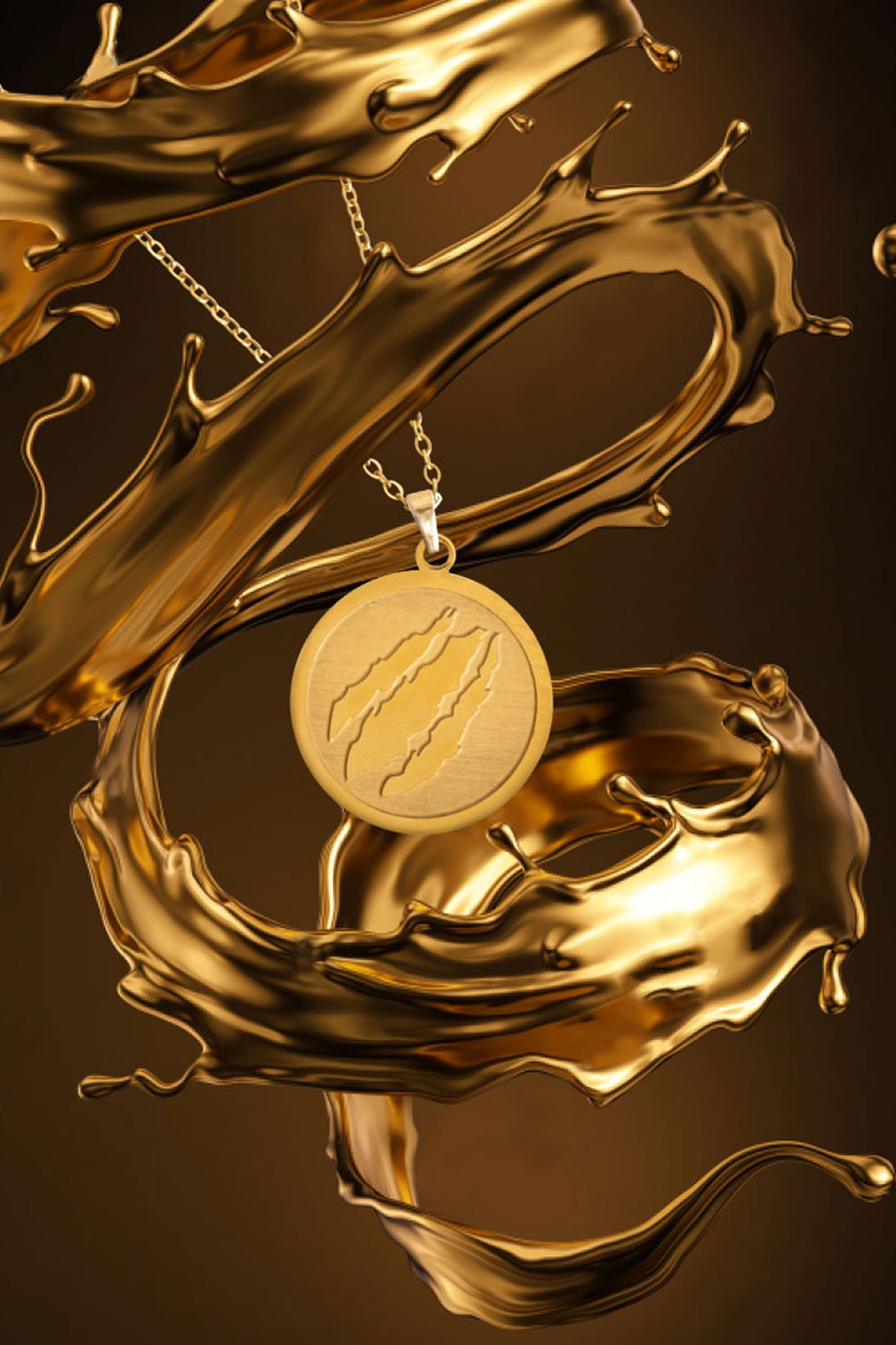 TIER NYC Jewelry Collection Launch Pendant Gold Necklace