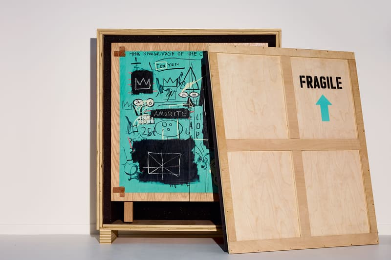 Tiffany & Co. Jean-Michel Basquiat 2021 Holiday Advent Calendar Wood Case Details