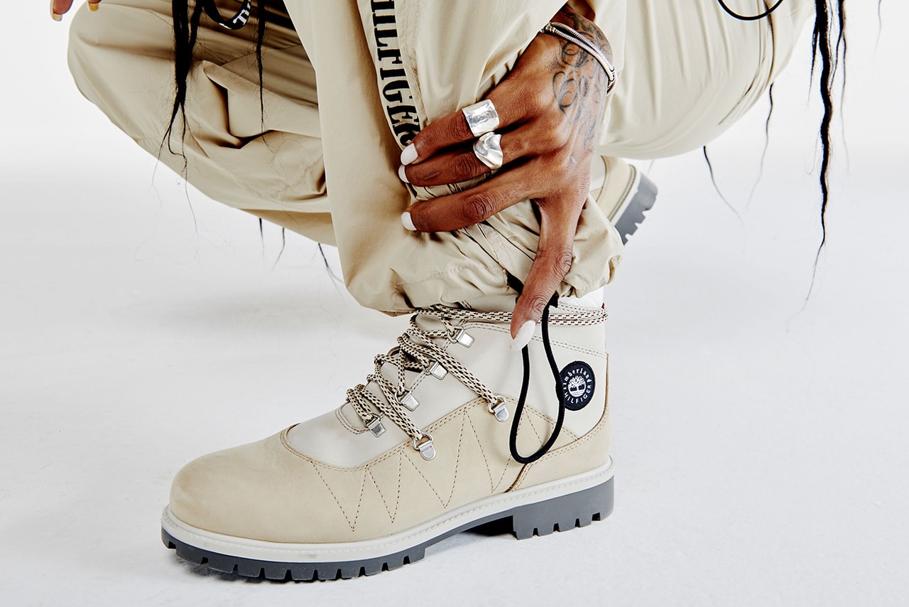 tommy hilfiger timberland leather hiking boot