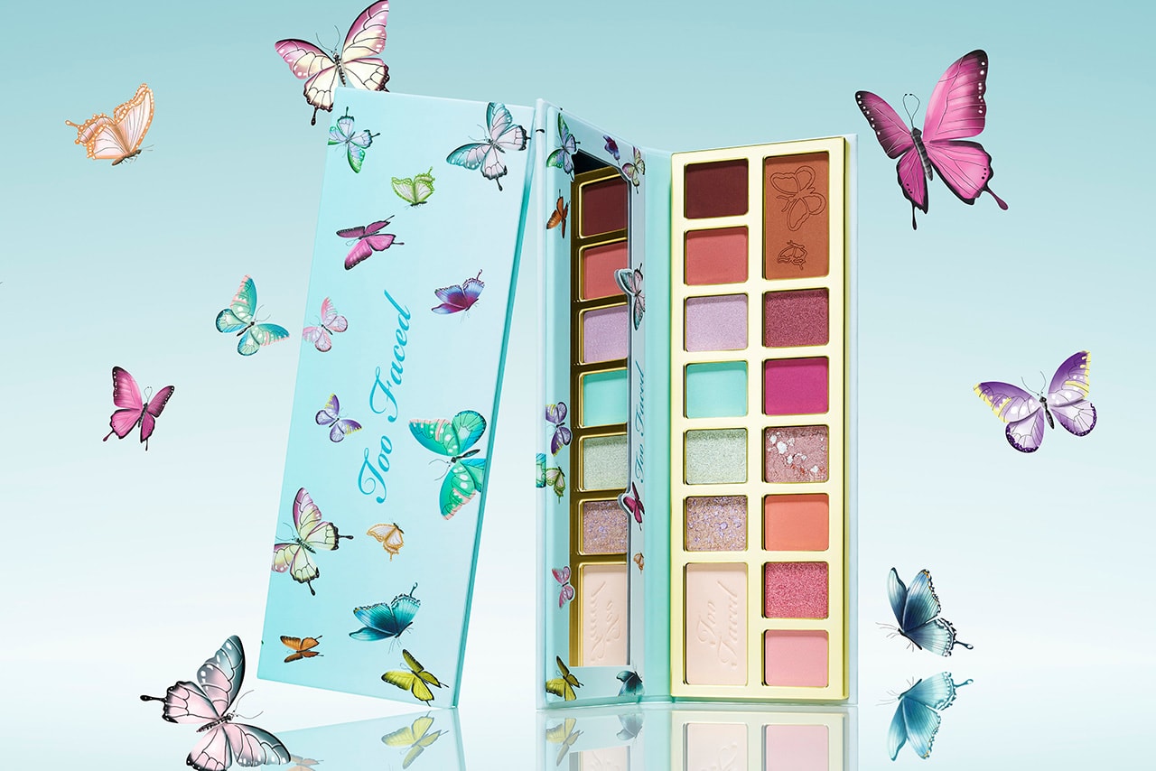 too faced launches spring 2022 collection too femme ethereal eyeshadow and pressed pigment palette