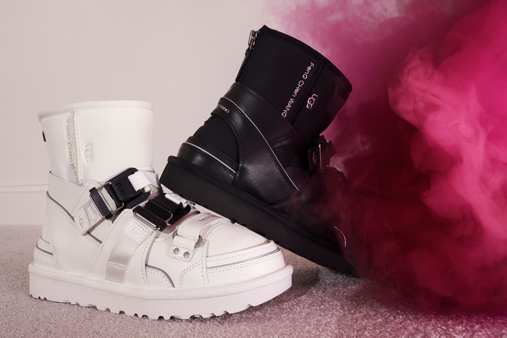 UGG Feng Chen Wang Collaboration FW21 Classic Boots White Black