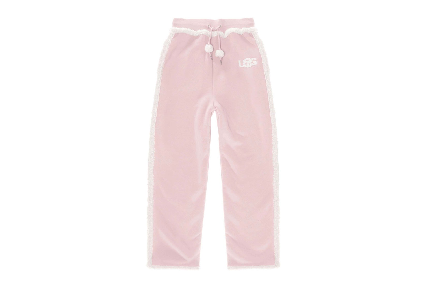 UGG Telfar Fall Winter Collection Pink Shearling Sweatpants