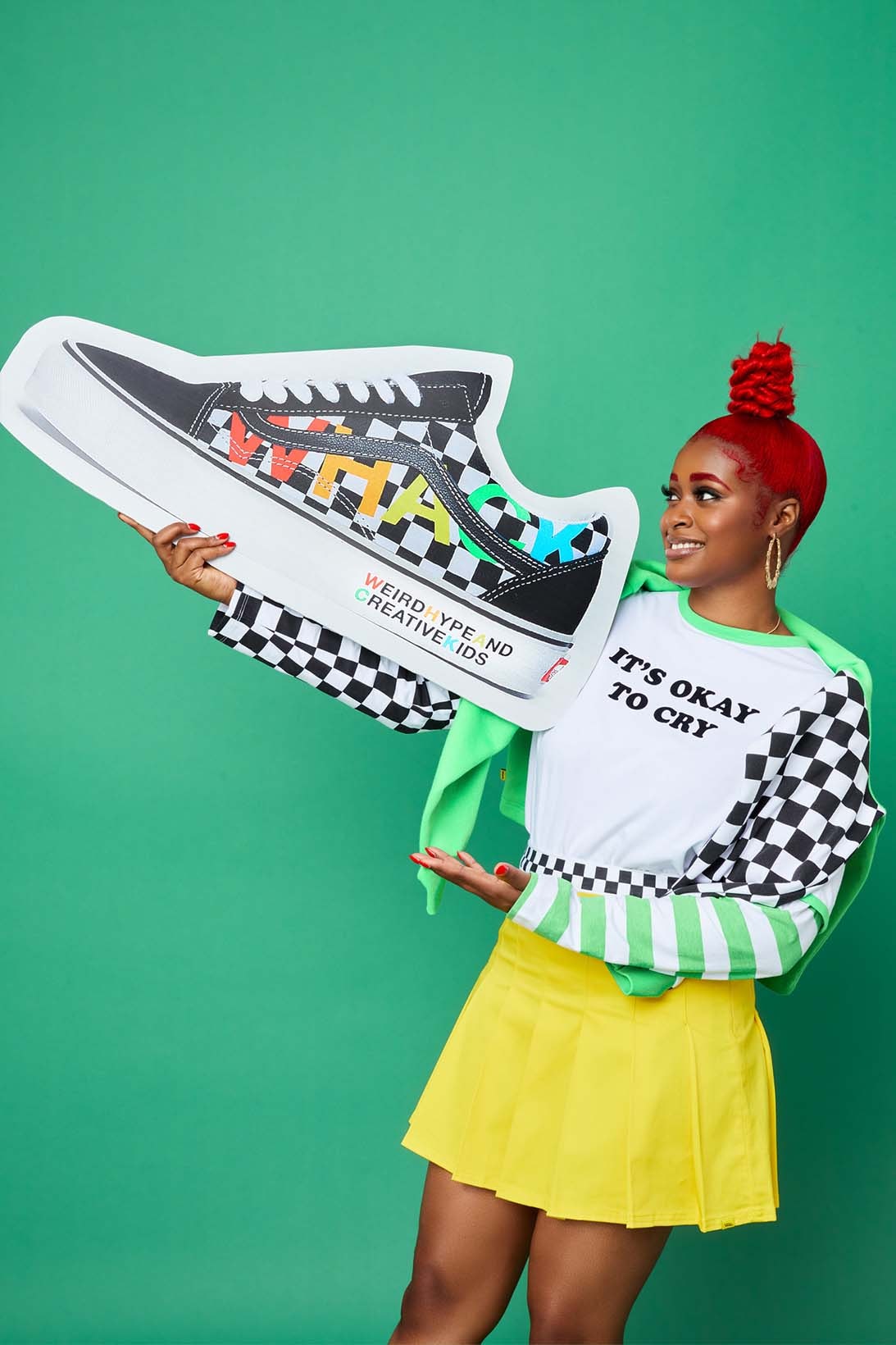 Vans Tierra Whack Old Skool It's Okay to Cry Shirt Collaboration