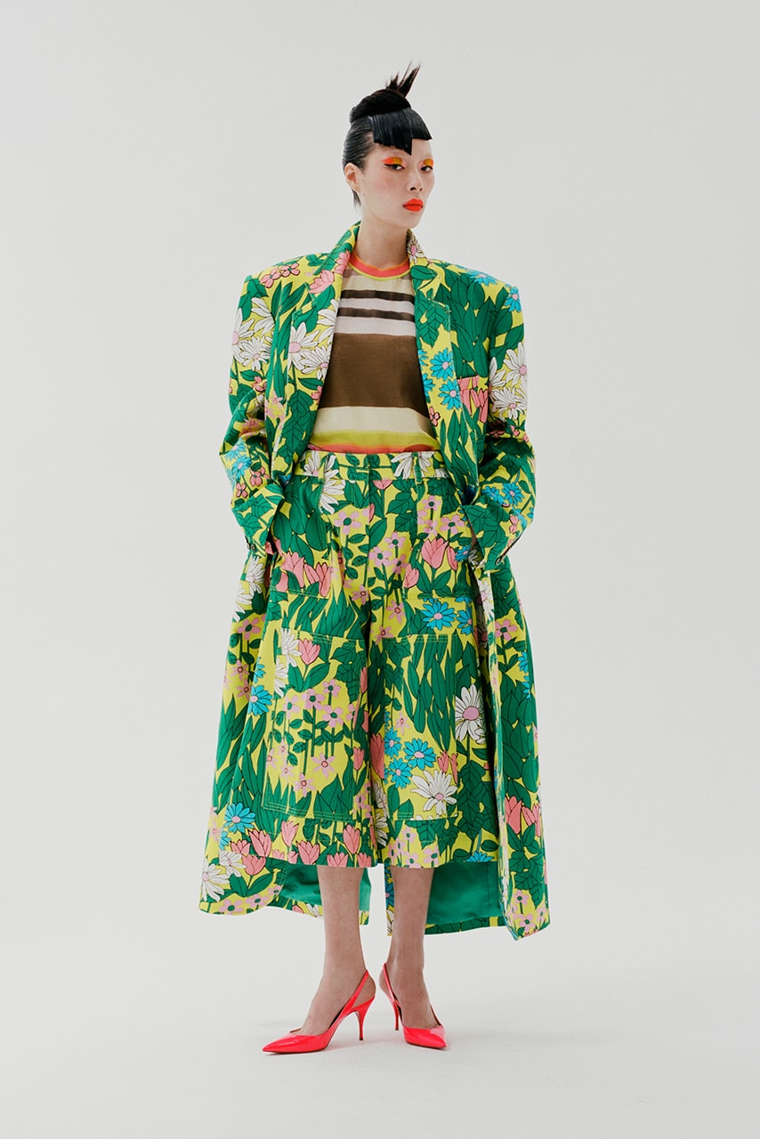 christopher john rogers pre fall 2022 collection 009 matching floral set